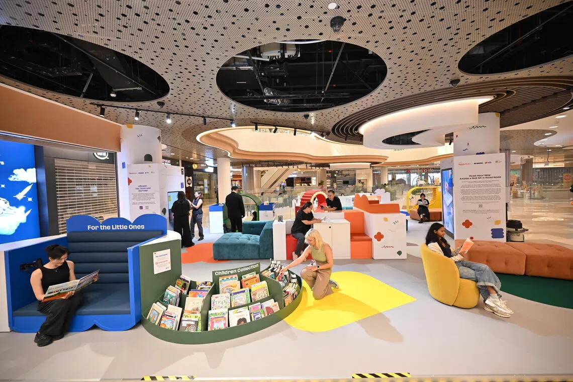 NLB teams up with Rakuten Kobo for new hybrid reading space in City Square Mall